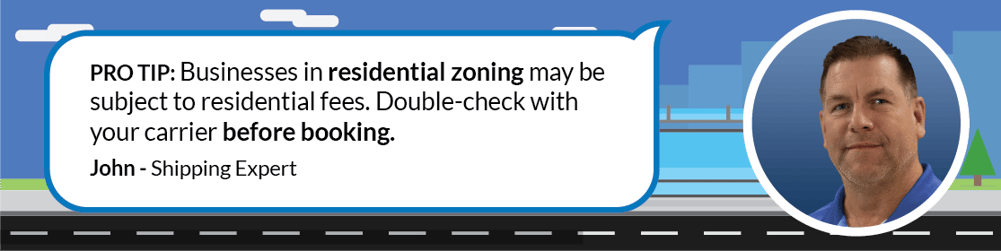 Businesses in residential zoning may have residential fees