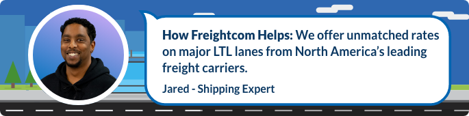 We offer unmatched rates on major LTL lanes from North America’s leading freight carriers.