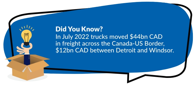 how-much-freight-goes-between-Canada-US-border-Freightcom