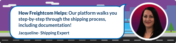 Our platform walks you step-by-step through the shipping process, including the documentation!