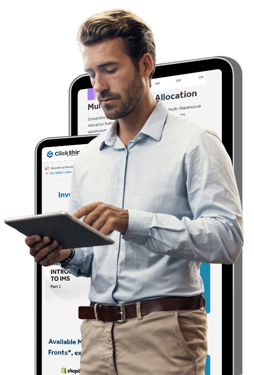 Mobile Phones - Man on Tablet