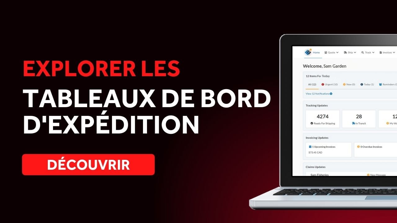 Explorer les tableaux de bord d'expédition