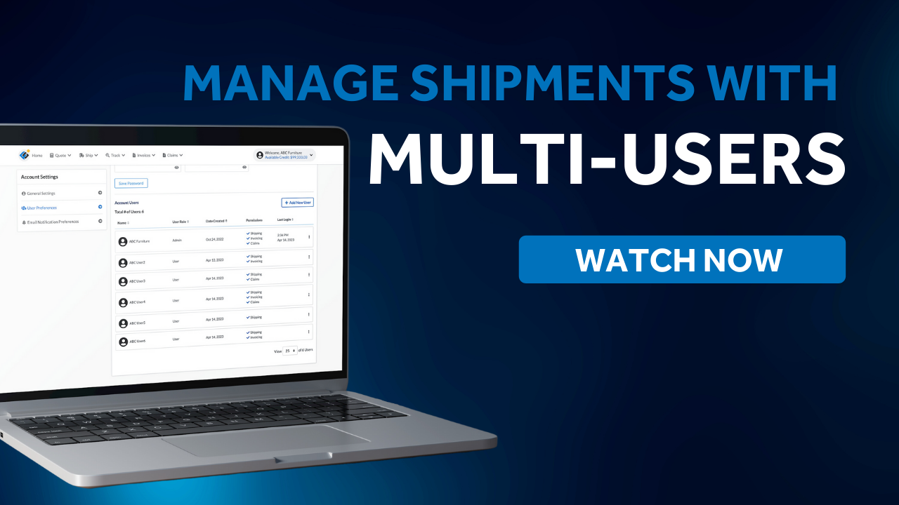 Manage Shipments with Multi-Users