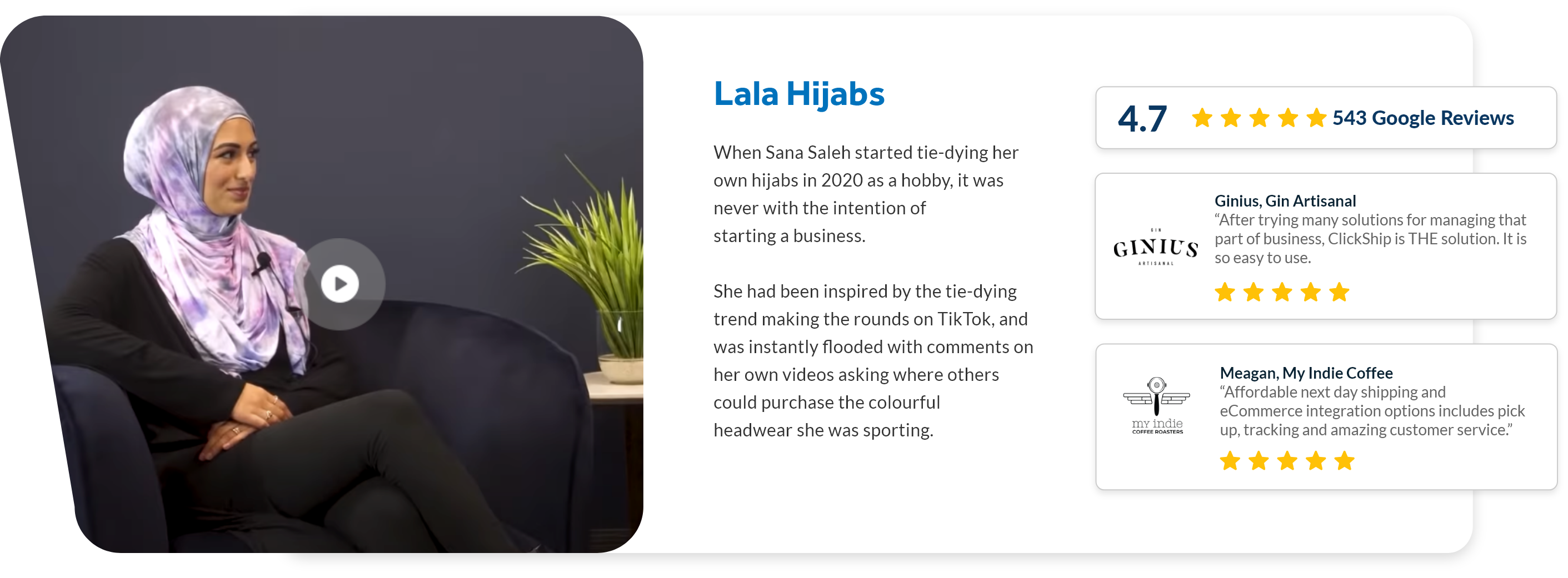 Lala Hijabs Testimonial