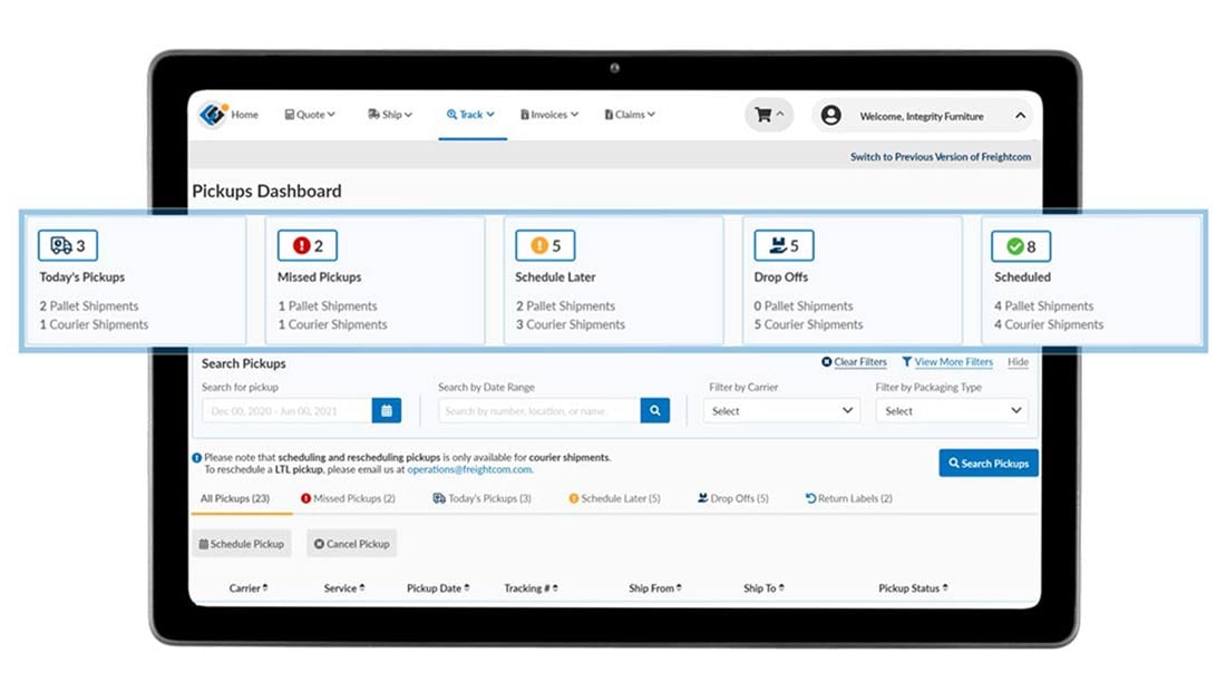 shipping-pickups-dashboard-freightcom