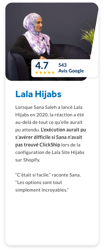 Lala Hijab Customer Testimonial FR