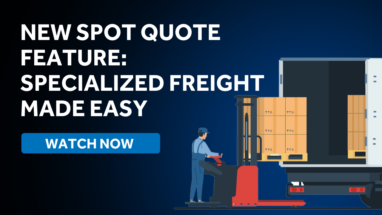 New Spot Quote Feature Specialised Freight Made Easy