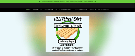 Pallet recycling example
