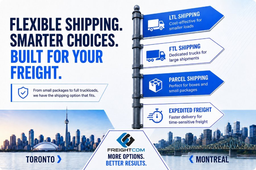 Shipping Options from Toronto to Montreal-1