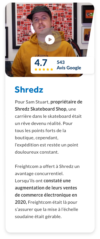 Shredz Testimonial Mobile FR