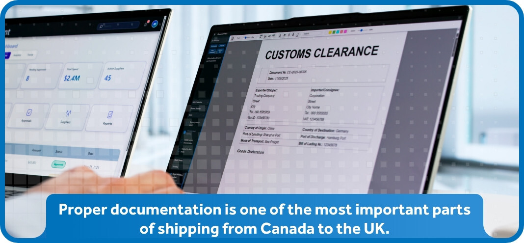 canada-to-uk-shipping-documents-checklist