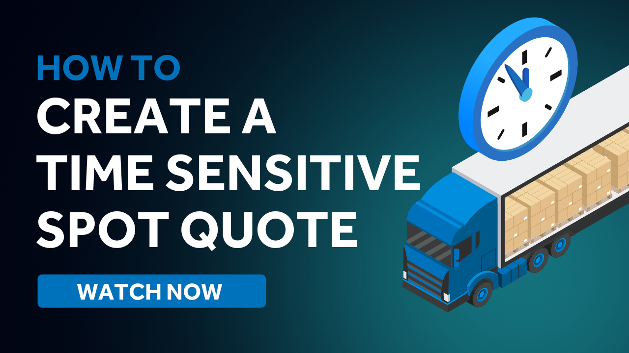 Create an Time Sensitive Spot Quote