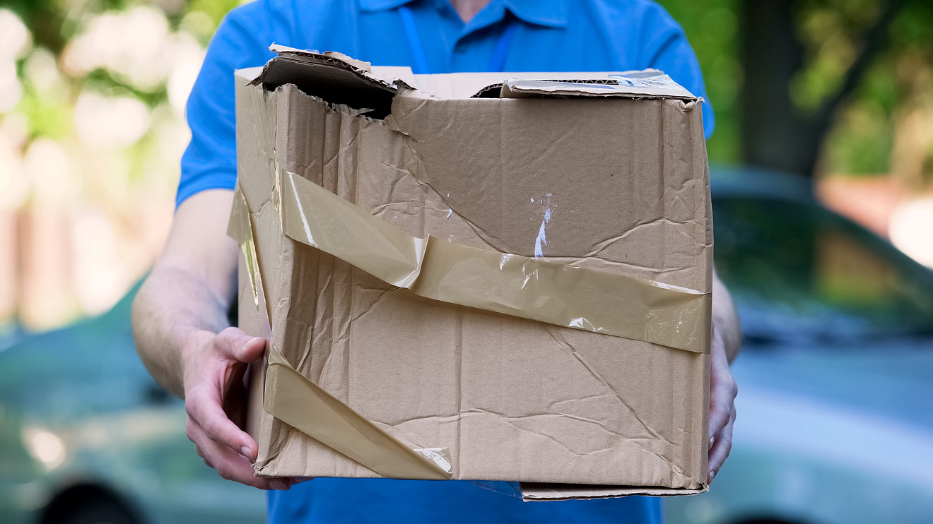 broken box